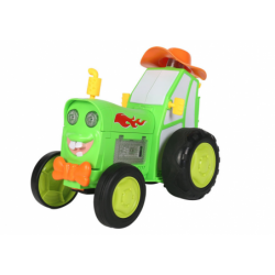 Remote Controlled Jumping R/C Tractor Green