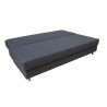 Sofa bed VELLA with storage box, dark grey