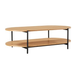 Coffee table DAVIA 115x60xH34cm, oak