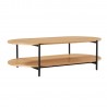Coffee table DAVIA 115x60xH34cm, oak