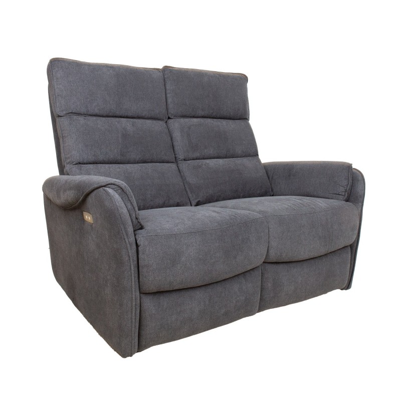 Diivan BOWERS 2-kohaline elektriline recliner 135x98xH109cm, sinakashall