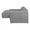 Corner sofa LEHTE left corner, grey