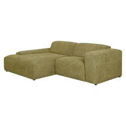 Corner sofa LEHTE left corner, green