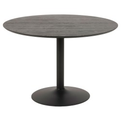 Dining table IBIZA D110xH74cm, black