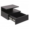 Bedside table ASHLAN black