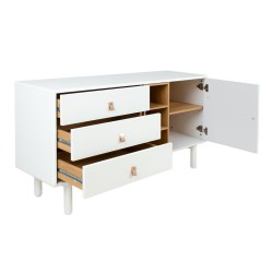 Sideboard IRIS 140x40xH75cm, white