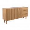 Sideboard SUNNY 150x40xH80cm, melamine oak