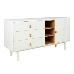 Sideboard IRIS 140x40xH75cm, white