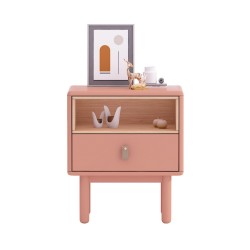 Nightstand IRIS 48x40xH55cm, pink