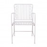 Chair JASMINE antique white metal