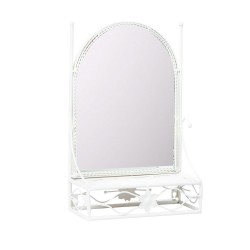 Mirror SANDY with shelf and hook 28x13xH43cm