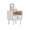 Nightstand IRIS 48x40xH55cm, white