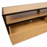 TV table HEDVIG 120x33xH40cm, ash black