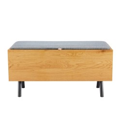 Hall bench AALBORG 90x32xH46cm, oak