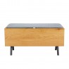 Hall bench AALBORG 90x32xH46cm, oak