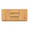 Side board SACHA 160x40xH74cm, melamine with oak bark