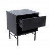 Nightstand SEQUENCE 45x40xH55cm, 3D black