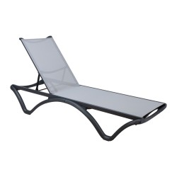 Deck chair KIWI grey