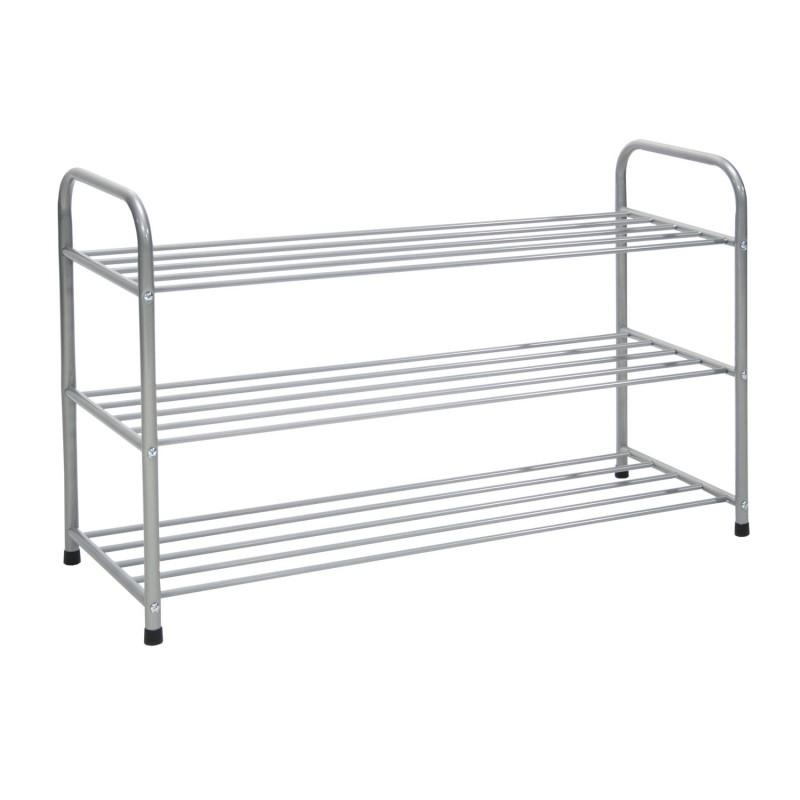 Shoe rack BENITO silver