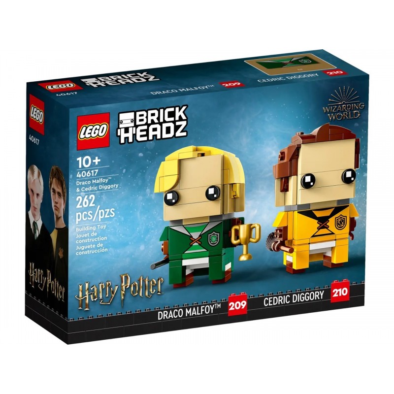 LEGO BRICKHEADZ HARRY POTTER 40617 DRACO MALFOY AND CEDRIC DIGGORY