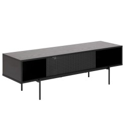 TV-table ANGUS 140x40xH44cm, black