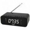 Adler Alarm Clock with Wireless Charger AD 1192B Alarm function AUX in Black