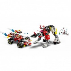 LEGO DREAMZZZ 71497 Cooper's Tiger Mech and Zero's Hot Rod Car