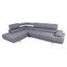 Corner sofa GALVIN LC, light grey