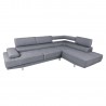 Corner sofa GALVIN RC, light grey
