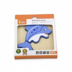 VIGA The first wooden Puzzle of a baby Dolphin