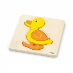 VIGA The first wooden Puzzle for a baby Duck