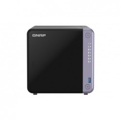 QNAP TS-432X-4G NAS/storage server Tower Ethernet LAN Black Alpine AL-524