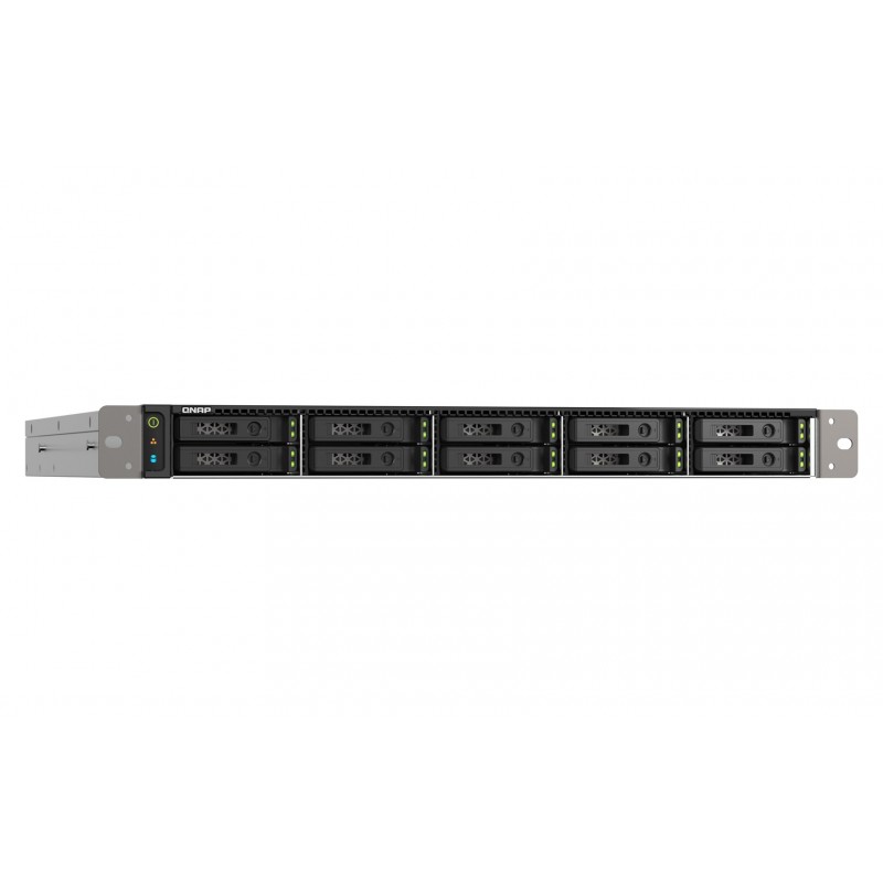 QNAP TS-h1090FU NAS Rack (1U) Ethernet LAN Black, Grey 7232P