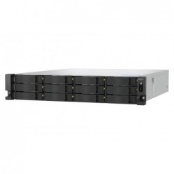 QNAP TS-H1277AXU-RP NAS Rack (2U) Intel Xeon E E-2136 32 GB DDR4 168 TB HDD QuTS hero Black