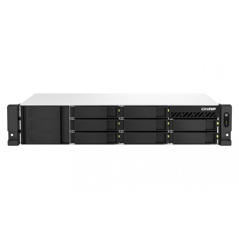 QNAP TS-864EU-8G NAS/storage server Rack (2U) Ethernet LAN Black
