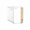 QNAP TS-262 NAS Tower Ethernet LAN Gold, White N4505