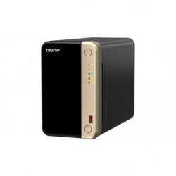 QNAP TS-264 NAS Tower Intel® Celeron® N5095 8 GB QNAP QTS Black, Gold