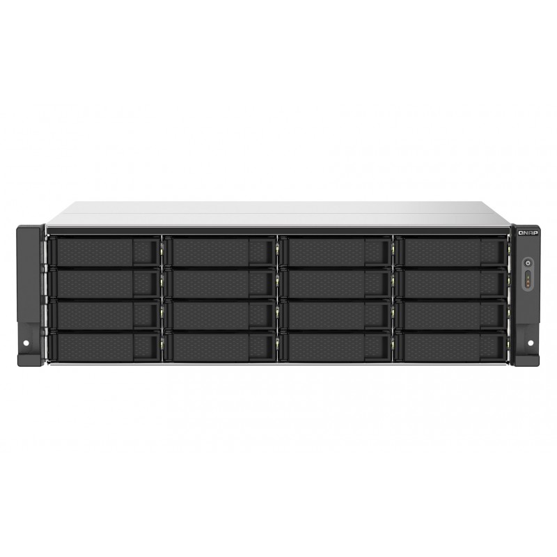 Qnap TS-1673AU-RP-16G, 3U, 16 x 2.5"/3.5" SATA, AMD Ryzen V1500B 4C/8T, 16GB DDR4 (max. 64GB), 2 x 2.5GbE, optional