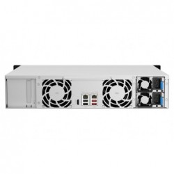 QNAP TS-1264U-RP NAS Rack (2U) Ethernet LAN Aluminium, Black
