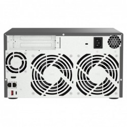 QNAP TVS-h874 NAS Tower Intel® Core™ i7 32 GB DDR4 0 TB QuTS hero Black