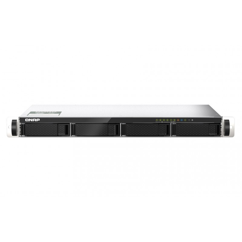 QNAP TS-435XEU NAS Rack (1U) Marvell CN9131 4 GB DDR4 0 TB QNAP QTS Black, Grey