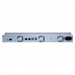 QNAP TS-431XeU NAS Rack (1U) Ethernet LAN Black, Stainless steel Alpine AL-314