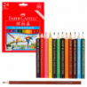 Set of Faber-Castell Intense Colors 3 Double-sided Pencils 24pcs
