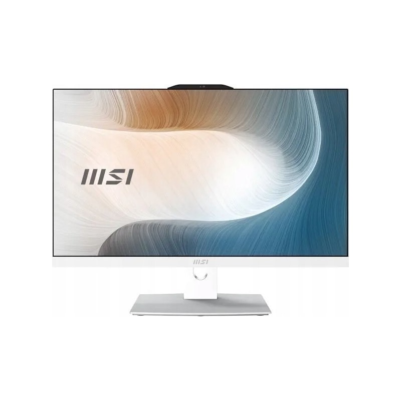MSI AIO Modern AM242P 12M-1249XEU i3-1215U 27" IPS LED FHD Non-Touch Anti-Glare 8GB SSD512GB M.2 AX211 WiFi 6E NoOS