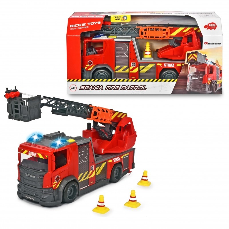 Dickie toys scania fire sales engine