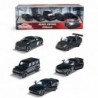 Majorette Black Edition Set of 5 black metal cars