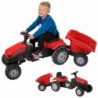 WOOPIE Pedal tractor Farmer GoTrac MAXI with Silent Wheels Trailer