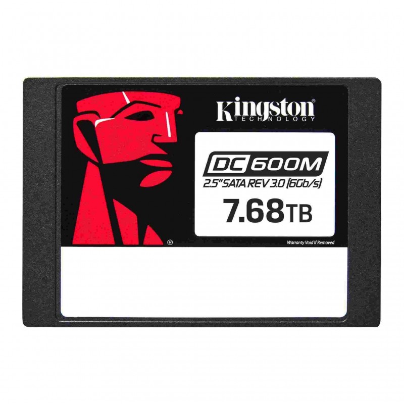 Kingston DC600M 7680 GB SSD form factor 2.5" Solid-state drive interface SATA Rev. 3.0 Read speed 560 MB/s |