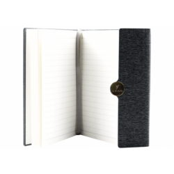 Magnetic Notebook Office Notebook Lined A5 With Cover Black
