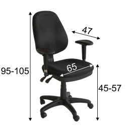 Task chair SAVONA black